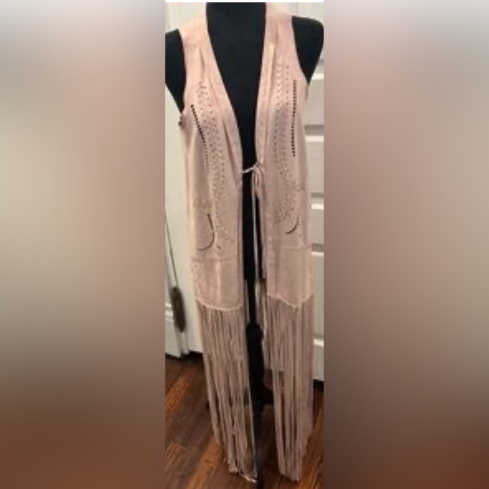 Jessica Simpson Fringe Vest